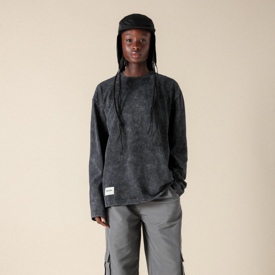 Mizuno SPORTSTYLE LONGSLEEVE T-SHIRT Black